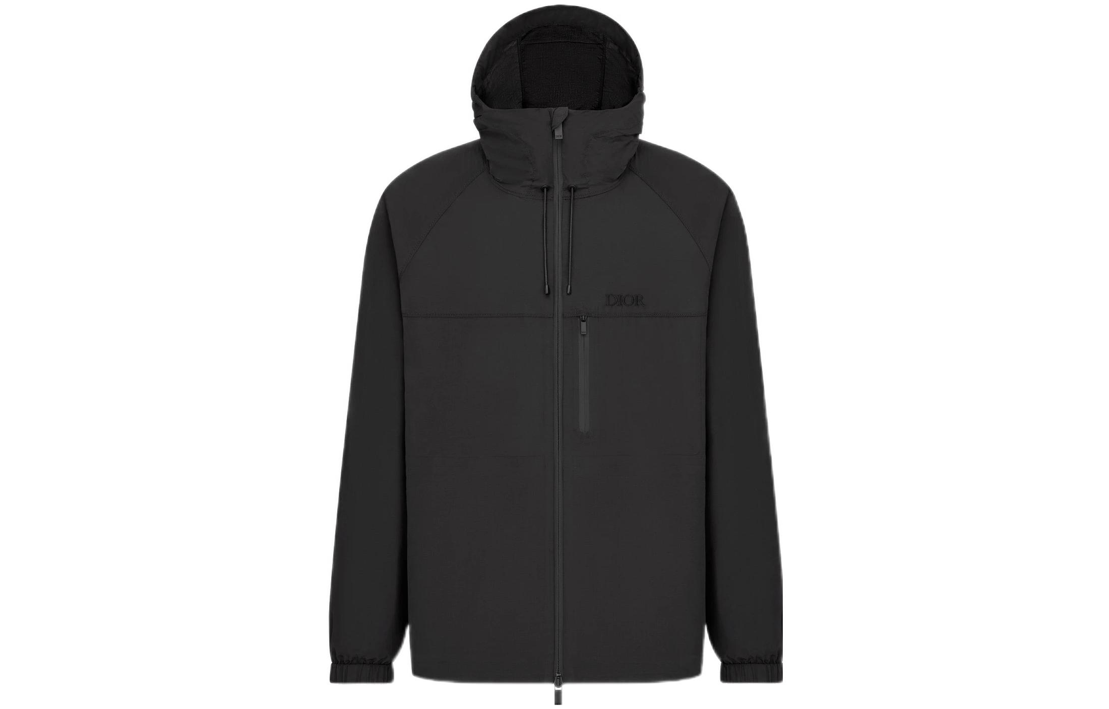 DIOR SS22 Foldable Hooded Short Jacket - Black 213C448A4717-C901