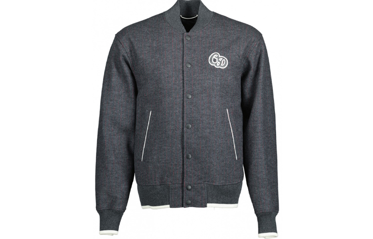 DIOR SS22 Homme Letter Print Jacket Grey 213J431A0738-883