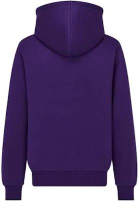 DIOR SS22 Hoodie Ungu Logo Crown Bordir Pria. 313J691A0531-C479 Lookbook DIOR SS22 Hoodie Ungu Logo Crown Bordir Pria. 313J691A0531-C479