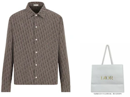 Shop DIOR SS22 Logo Print Denim Jacket Brown - Casual Outerwear. 283D493AY510-C789