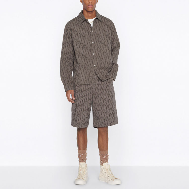 Purchase Chaqueta Vaquera Marrón con Logo DIOR SS22 - Ropa Exterior Casual. 283D493AY510-C789