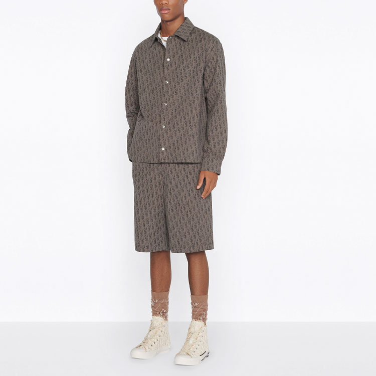 Sizing Chaqueta Vaquera Marrón con Logo DIOR SS22 - Ropa Exterior Casual. 283D493AY510-C789