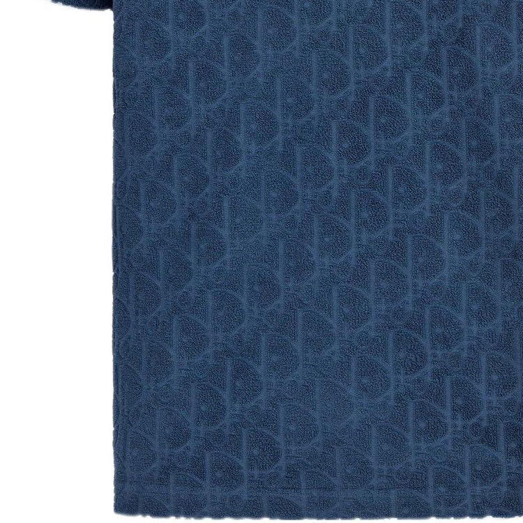 Cheap 디올 SS22 로고 프린팅 반팔 크루넥 티셔츠 블루 패션. 113J692A0614-C531