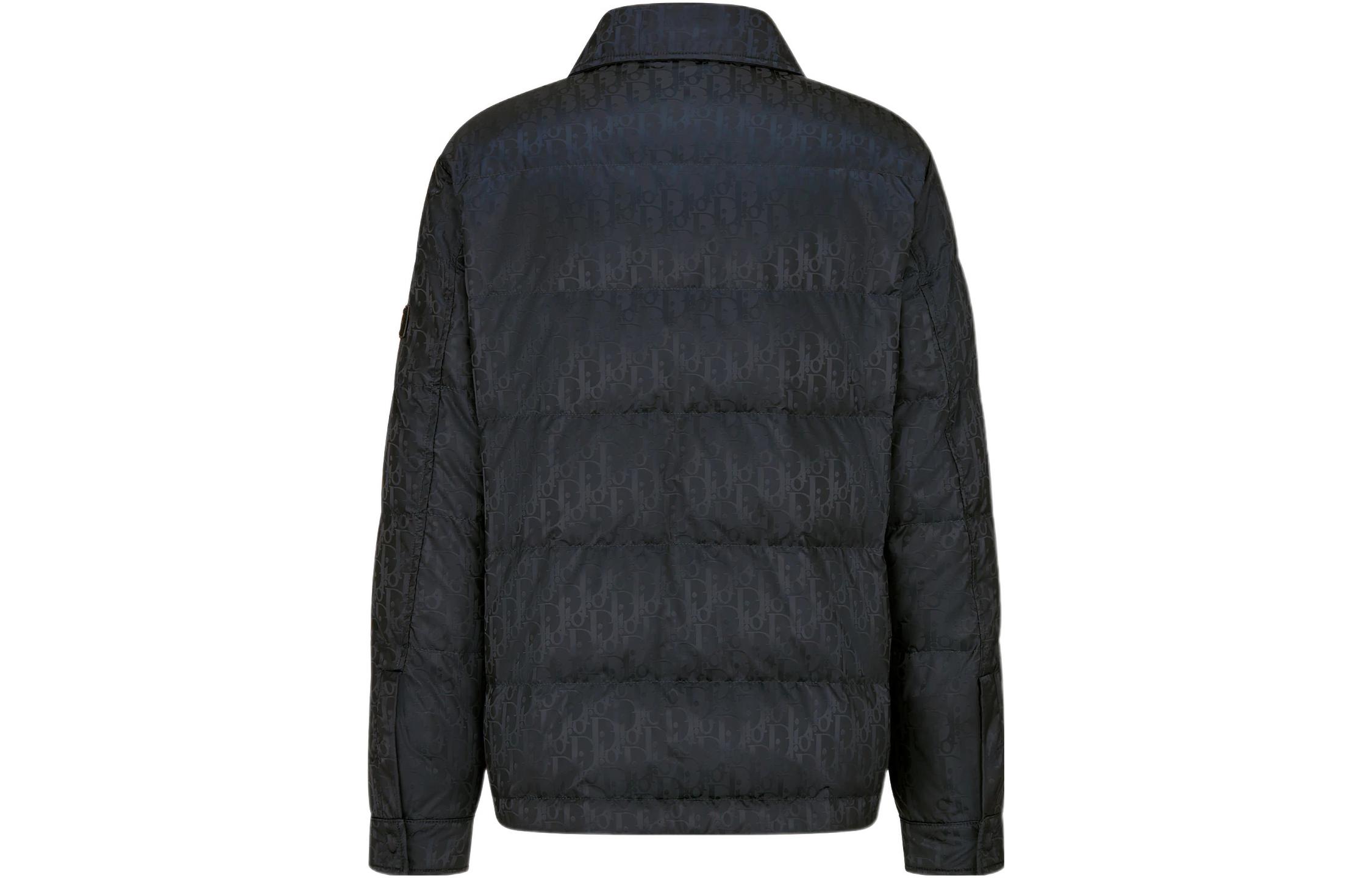 DIOR SS22 Monogram Single-Breasted Collared Jacket Black 293C436A4462-C989 圖 3