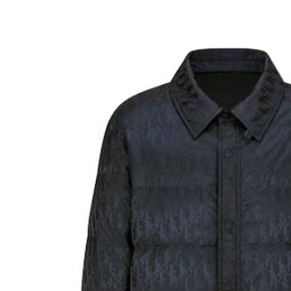 DIOR SS22 Monogram Single-Breasted Collared Jacket Black 293C436A4462-C989 圖 6