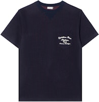 DIOR SS22 Navy Blue Logo Crewneck T-Shirt. 213J637A0739-C583 DIOR SS22 Navy Blue Logo Crewneck T-Shirt. 213J637A0739-C583