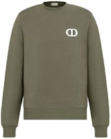 DIOR SS22 Olive Pattern Print Crewneck Casual Long Sleeve Sweatshirt Men. 113J699A0531-C680 DIOR SS22 Olive Pattern Print Crewneck Casual Long Sleeve Sweatshirt Men. 113J699A0531-C680