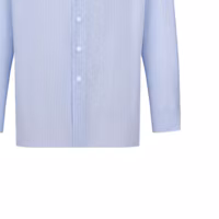 Cheap DIOR SS22 寬鬆條紋棉質襯衫 白藍條紋 243C551A5656-C075