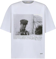 Order DIOR SS22 Portrait Letter Print Short Sleeve T-Shirt White 293J673A0554-C089