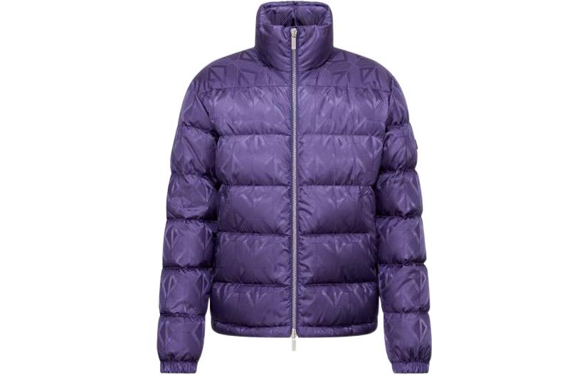 DIOR SS22 Purple Quilted Logo Zip-Up Long-Sleeve Jacket for Men. 943C449C5711-C479