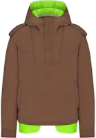 DIOR SS22 Tech Canvas Hooded Pullover Jacket Brown - 283C402A5525-C186 DIOR SS22 Tech Canvas Hooded Pullover Jacket Brown - 283C402A5525-C186