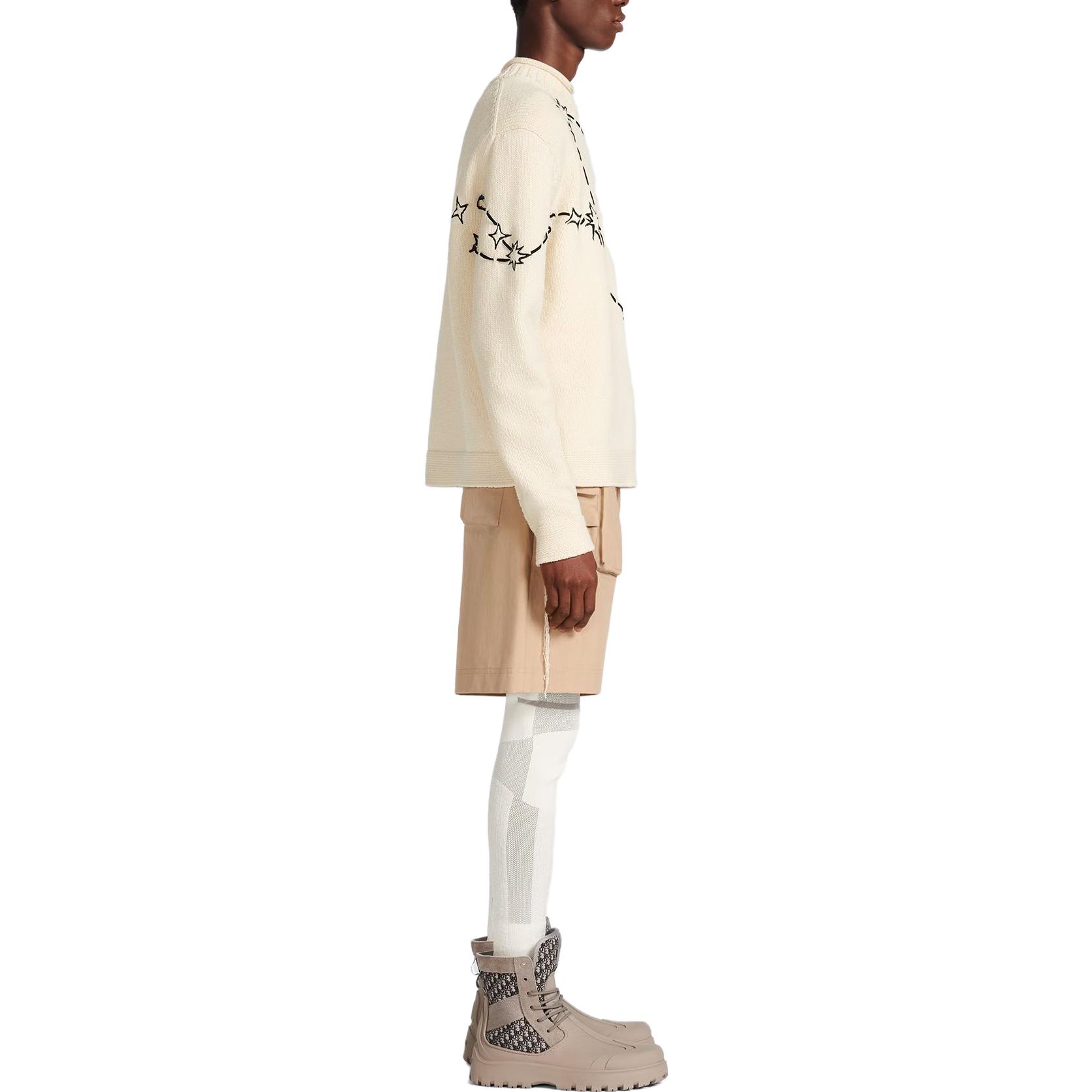 Details for DIOR SS23 Beige Pantalones Cortos Casuales de Bolsillos Sueltos. 393C122A5851-C110