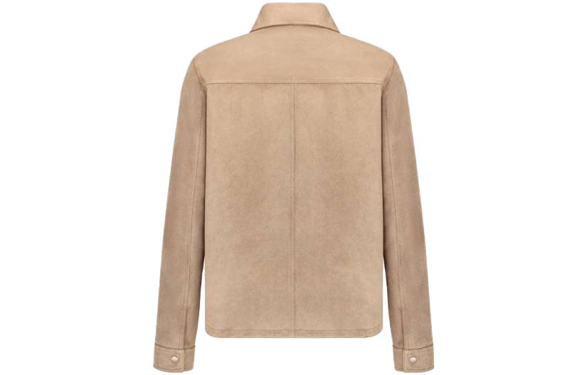Lookbook DIOR SS23 Beige Jaket Lengan Panjang Kancing Single-Breasted Solid Color 013L428A0487-C640