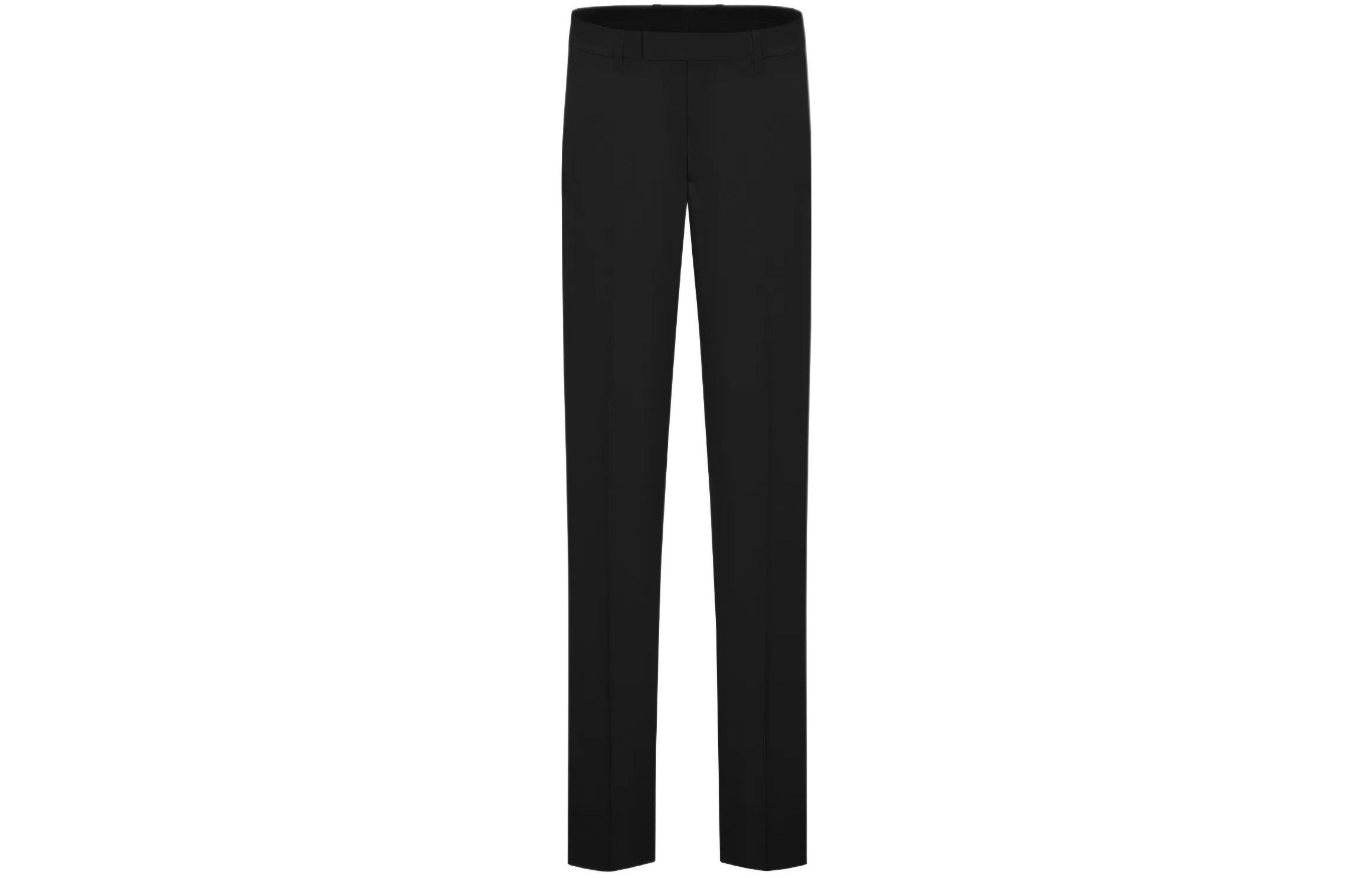 Order Pantalones Negros Rectos con Cremallera Oculta DIOR SS23. 013C120A4739-C900