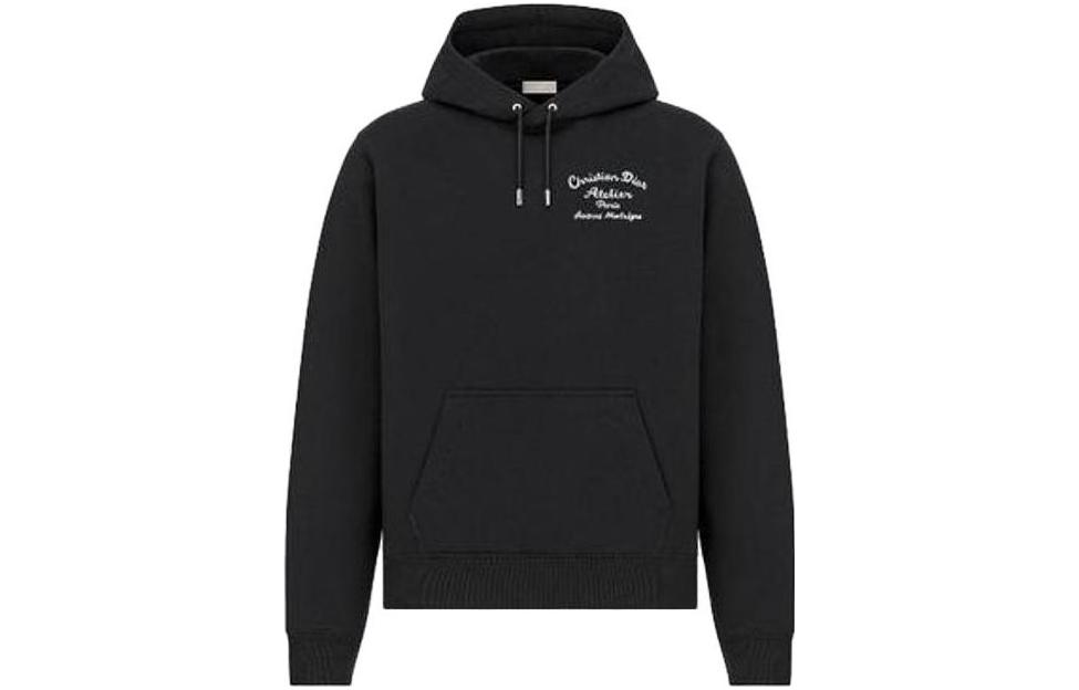 DIOR SS23  Black Sweatshirt with Front Letter Print. 293J698A0531-988