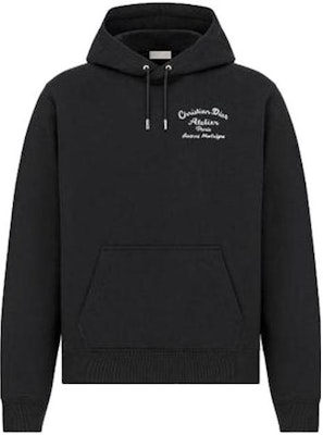 DIOR SS23 ブラック スウェットシャツ フロント ロゴプリント入り. 293J698A0531-988 Order DIOR SS23 ブラック スウェットシャツ フロント ロゴプリント入り. 293J698A0531-988