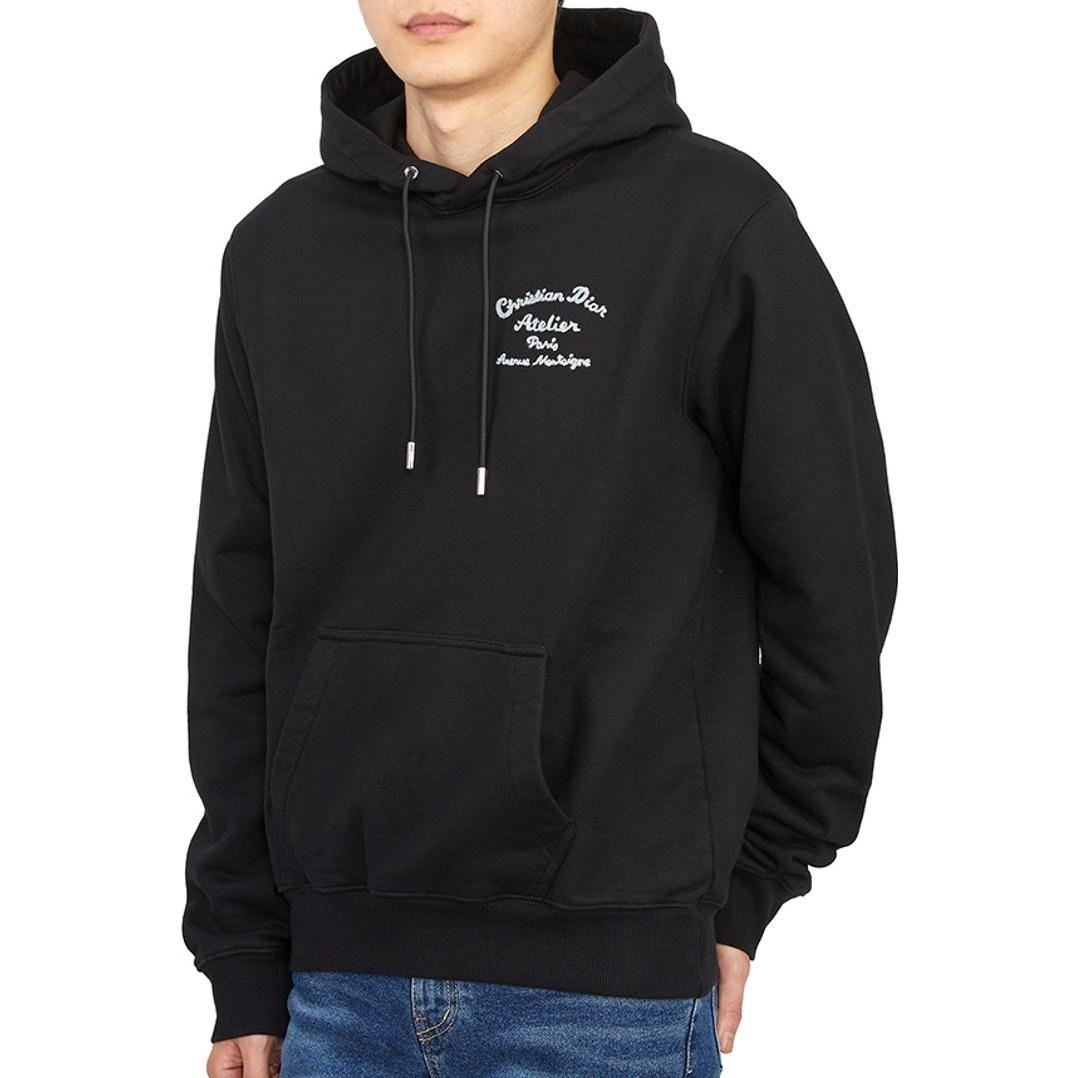 Purchase DIOR SS23 ブラック スウェットシャツ フロント ロゴプリント入り. 293J698A0531-988
