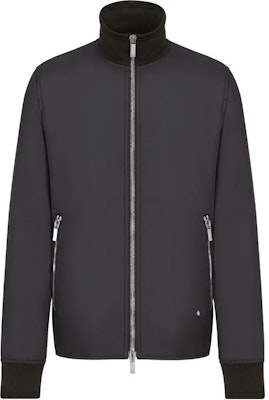 DIOR SS23 Black Zip-Up High Collar Long Sleeve Jacket 863C418M3830-C900 Buy DIOR SS23 Black Zip-Up High Collar Long Sleeve Jacket 863C418M3830-C900