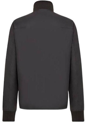 DIOR SS23 Black Zip-Up High Collar Long Sleeve Jacket 863C418M3830-C900 Lookbook DIOR SS23 Black Zip-Up High Collar Long Sleeve Jacket 863C418M3830-C900