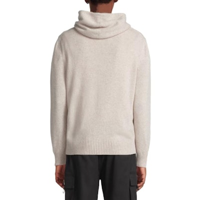 DIOR SS23 ブルーニットフーディー ロゴプリント付き 313M658AT474-C581 3