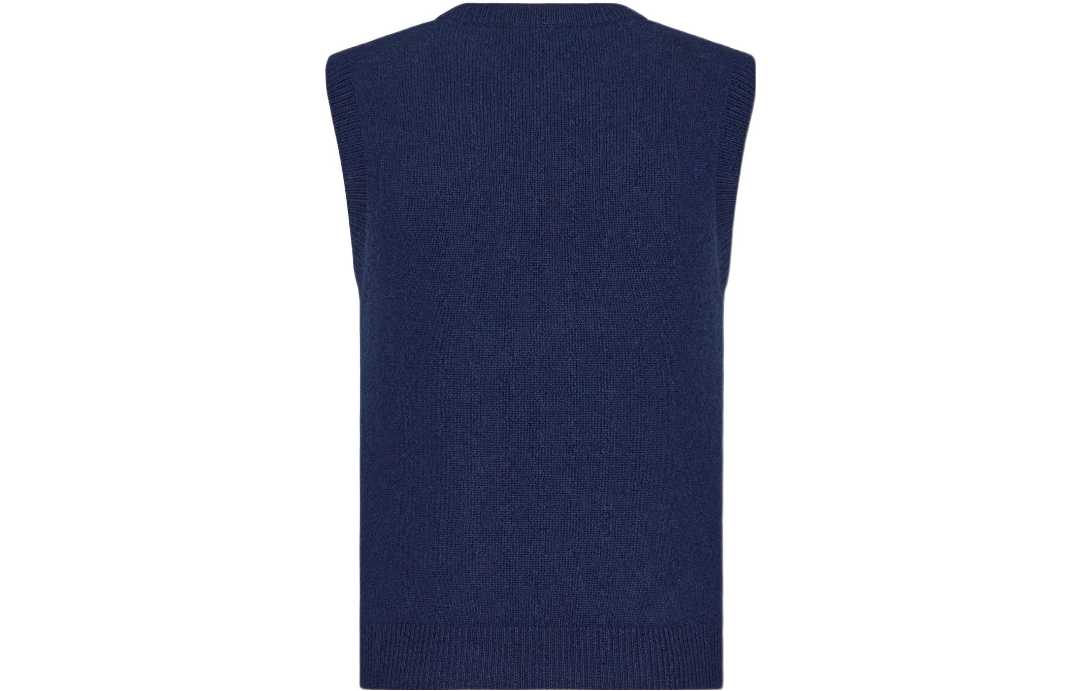 Lookbook DIOR SS23  Blue Sleeveless Knit Pullover with Logo Crewneck. 313M646AT503-C584