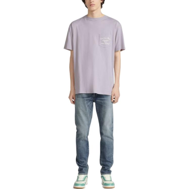 Shop 迪奥2023春夏蓝色修身水洗复古直筒牛仔裤 213DS15AY988-C580