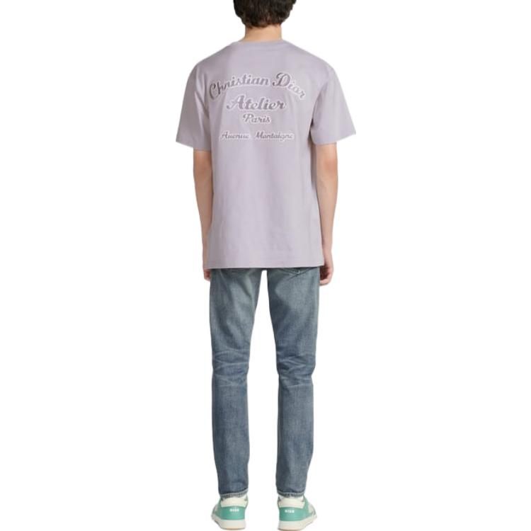 Details for 迪奥2023春夏蓝色修身水洗复古直筒牛仔裤 213DS15AY988-C580