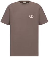 DIOR SS23棕色圓領刺繡標誌純色T恤。 943J605A0554-C771 Order DIOR SS23棕色圓領刺繡標誌純色T恤。 943J605A0554-C771