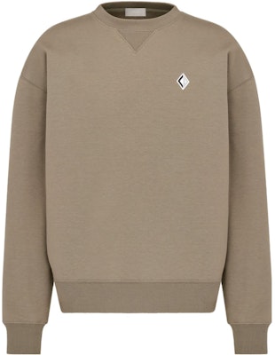 DIOR SS23 Crewneck Pullover Sweatshirt Beige dengan Logo Bordir. 393J674A0531-C188 Buy DIOR SS23 Crewneck Pullover Sweatshirt Beige dengan Logo Bordir. 393J674A0531-C188