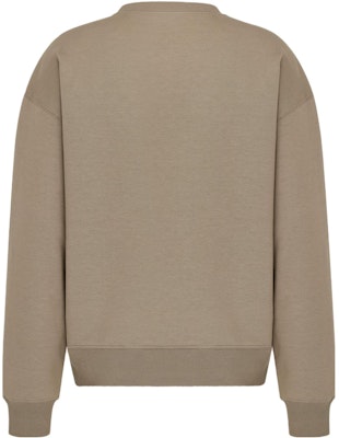 DIOR SS23 Crewneck Pullover Sweatshirt Beige dengan Logo Bordir. 393J674A0531-C188 Lookbook DIOR SS23 Crewneck Pullover Sweatshirt Beige dengan Logo Bordir. 393J674A0531-C188