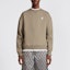 Shop DIOR SS23 Crewneck Pullover Sweatshirt Beige dengan Logo Bordir. 393J674A0531-C188
