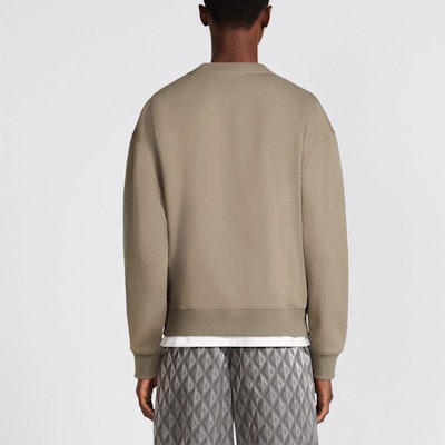 DIOR SS23 Crewneck Pullover Sweatshirt Beige dengan Logo Bordir. 393J674A0531-C188 Purchase DIOR SS23 Crewneck Pullover Sweatshirt Beige dengan Logo Bordir. 393J674A0531-C188