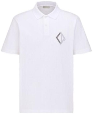 DIOR SS23 幾何印花短袖POLO衫 313J811A0749-C088 Order DIOR SS23 幾何印花短袖POLO衫 313J811A0749-C088