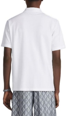 DIOR SS23 幾何印花短袖POLO衫 313J811A0749-C088 Purchase DIOR SS23 幾何印花短袖POLO衫 313J811A0749-C088