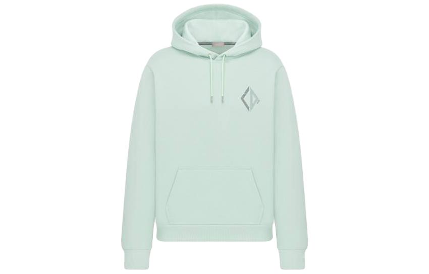 DIOR SS23  Green Solid Color Pullover Hoodie Long Sleeve. 383J691D0531-C688 圖 2