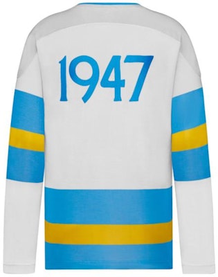 DIOR 2023春夏 灰色V領長袖T恤 條紋標誌印花。 293J630A0764-C085 Lookbook DIOR 2023春夏 灰色V領長袖T恤 條紋標誌印花。 293J630A0764-C085