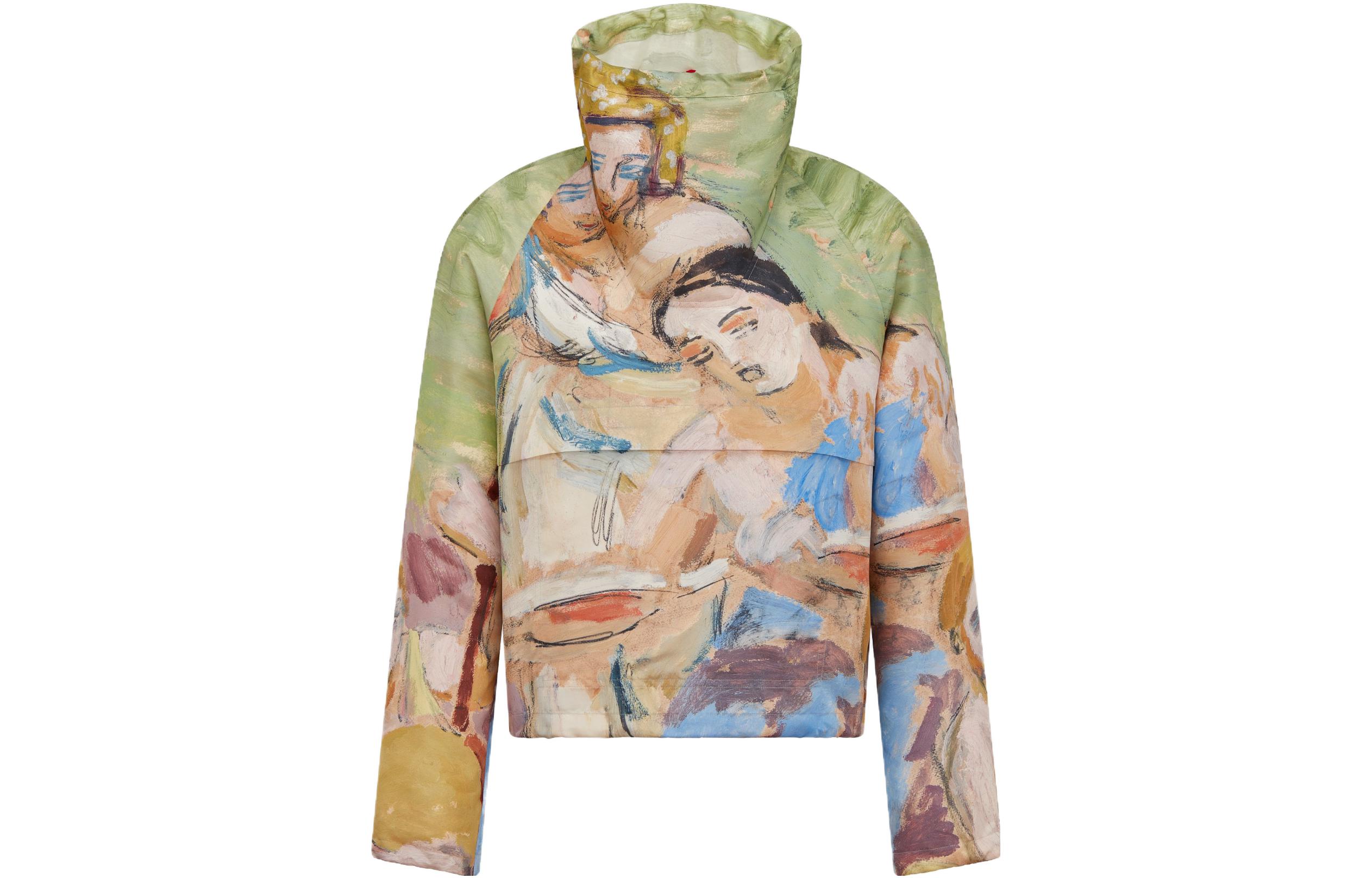 DIOR SS23  High-Neck Oil Painting Print Sweatshirt Multicolor. 383C560A5813-C685 圖 2