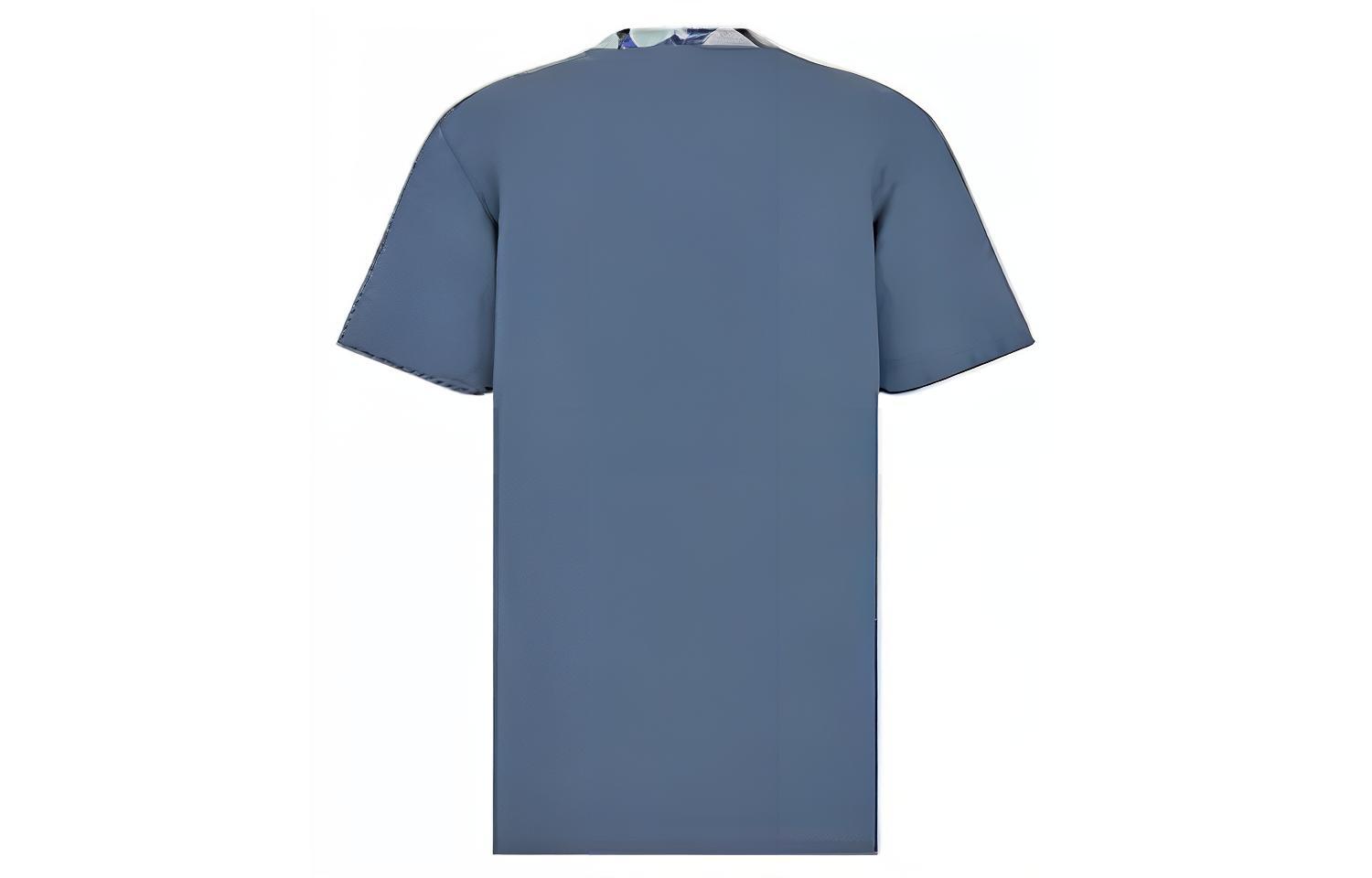 DIOR SS23  Loose Fit Embroidered Crewneck T-Shirt Blue 383J644A0554-C585 圖 3