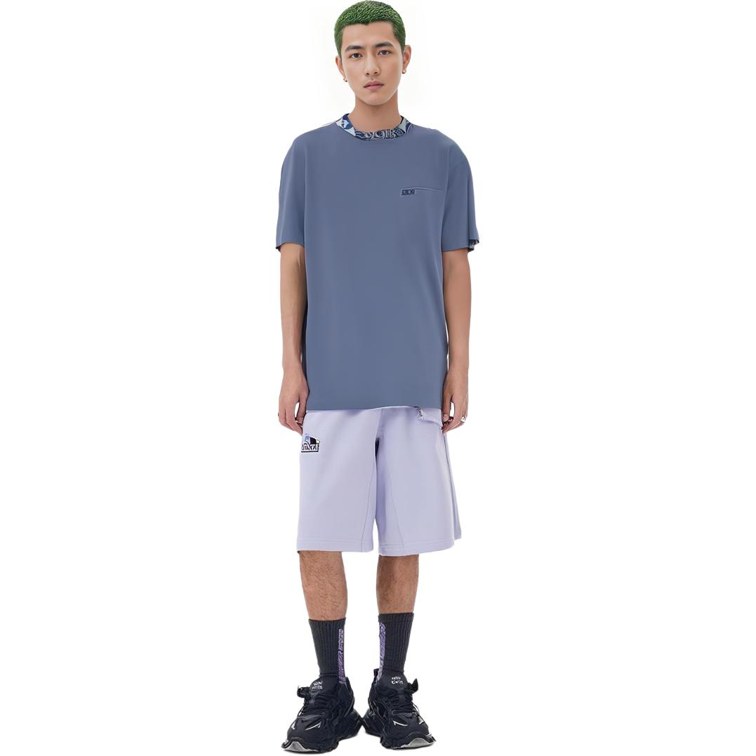 DIOR SS23  Loose Fit Embroidered Crewneck T-Shirt Blue 383J644A0554-C585 圖 4