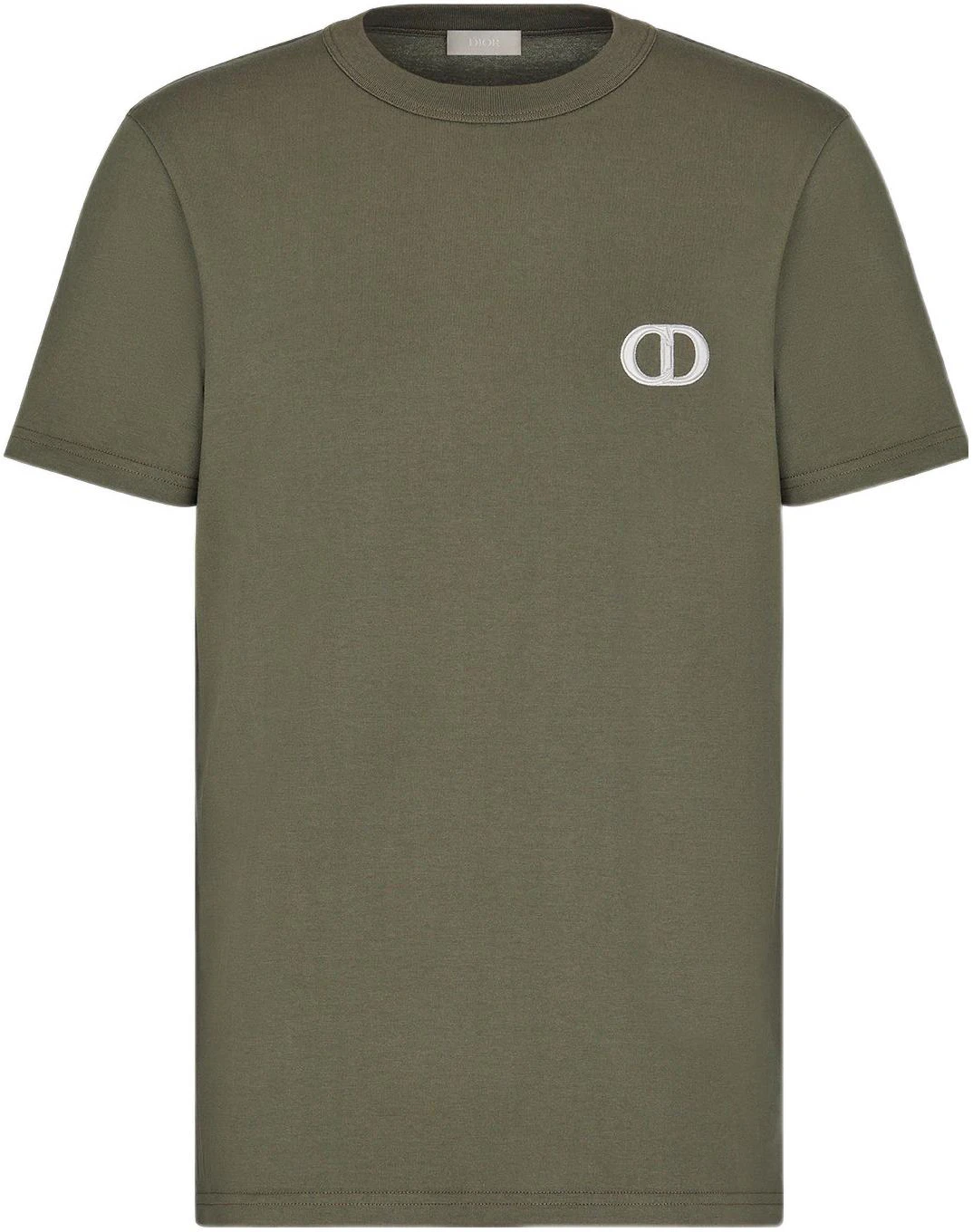 dior-ss-23-olive-logo-embroidered-crew-neck-t-shirt-013-j600-a0677-c680