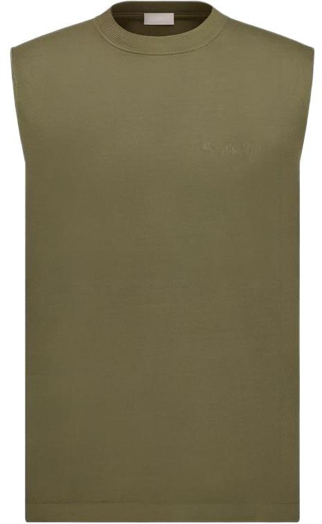 dior-ss-23-olive-sleeveless-pullover-slim-fit-knit-sweater-383-j641-a0817-c640