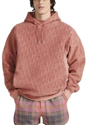 DIOR SS23 寬鬆版純色連帽衫粉紅上衣. 113J631A0684-C454 Lookbook DIOR SS23 寬鬆版純色連帽衫粉紅上衣. 113J631A0684-C454