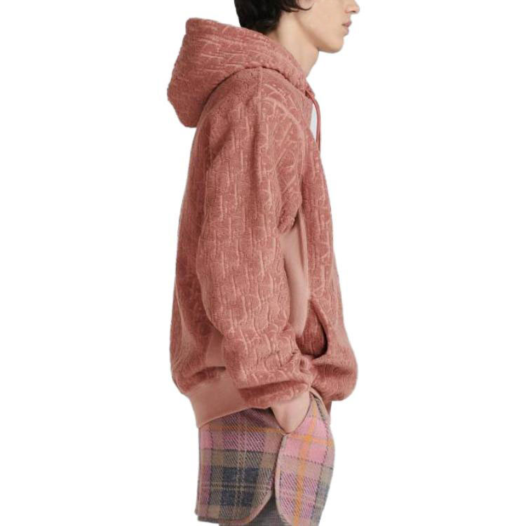 Purchase DIOR SS23 寬鬆版純色連帽衫粉紅上衣. 113J631A0684-C454