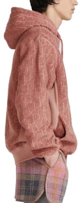 DIOR SS23 寬鬆版純色連帽衫粉紅上衣. 113J631A0684-C454 Purchase DIOR SS23 寬鬆版純色連帽衫粉紅上衣. 113J631A0684-C454