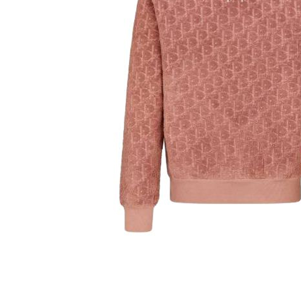 Sizing DIOR SS23 寬鬆版純色連帽衫粉紅上衣. 113J631A0684-C454