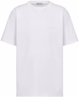 DIOR SS23 Plain White Crewneck Short Sleeve T-Shirt. 313J696B0554-C080 DIOR SS23 Plain White Crewneck Short Sleeve T-Shirt. 313J696B0554-C080