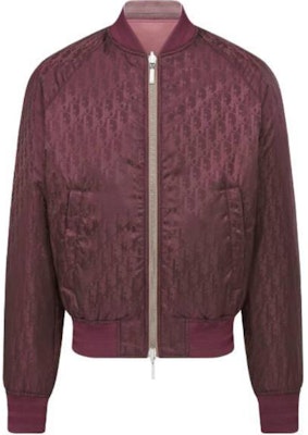 DIOR SS23 Reversible Baseball Collar Jacket in Burgundy. 183C432D4462-C383 Buy DIOR SS23 Reversible Baseball Collar Jacket in Burgundy. 183C432D4462-C383