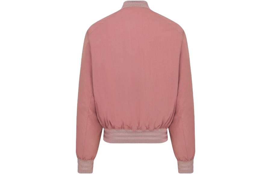 Purchase DIOR SS23  Reversible Baseball Collar Jacket in Burgundy. 183C432D4462-C383