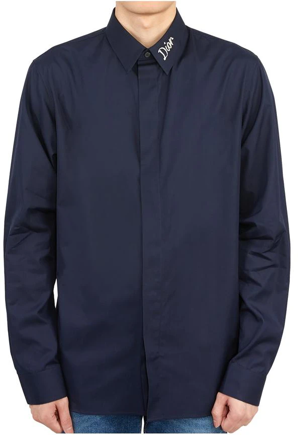 dior-ss-23-solid-color-logo-print-long-sleeve-shirt-dark-blue-293-c522-a1581-588