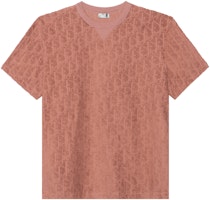 DIOR SS23 Solid Color Pink Crewneck Short Sleeve T-Shirt. 113J692A0614-C454 DIOR SS23 Solid Color Pink Crewneck Short Sleeve T-Shirt. 113J692A0614-C454